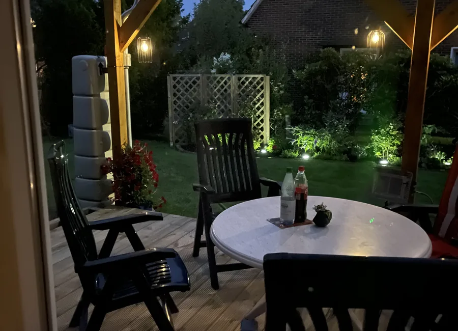 Geschützter Sitzplatz
