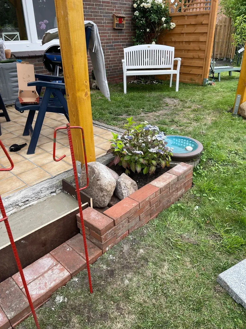 🌿 Ein neues Beet für unsere Terrasse