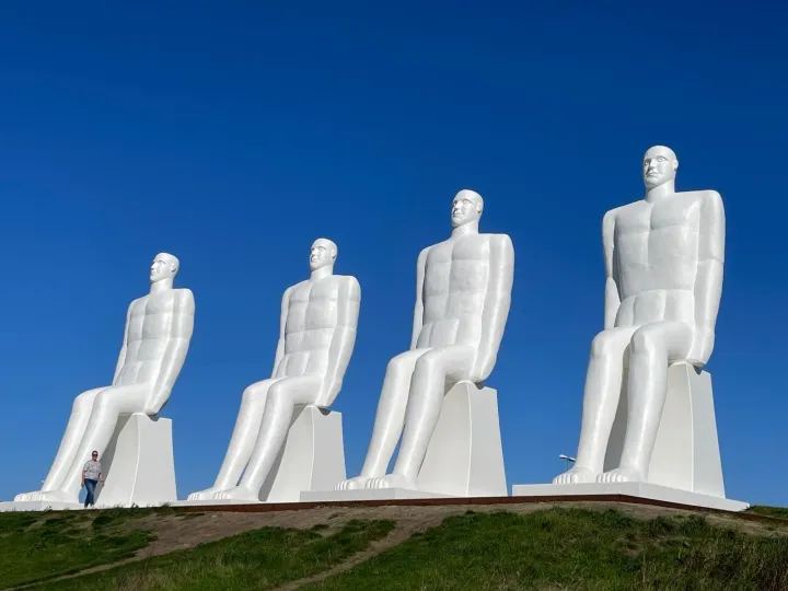 Vier weiße Riesen am Meer – unser Besuch in Esbjerg